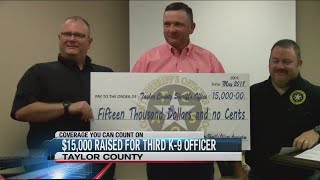 Taylor County Sheriff's Office getting new K9