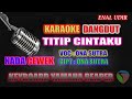 Lagu Dangdut Karaoke Titip Cintaku Nada Wanita - Ona Sutra