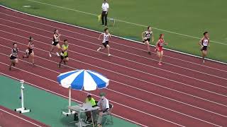 20230902130137U16・U18宮崎県陸上競技大会2女100ｍ予選4組