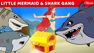 Little Mermaid Aria 11: Shark Gang and the Golden Chest | Shark Week | Bedtime Stories for Kids
