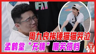 周九良挨錘貓貓哭泣，孟鶴堂“無情”亞洲蹲，笑看老搭檔演戲。【德雲斗笑社S2】