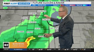 Chicago First Alert Weather: Showers, storms Friday