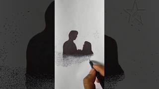 a beautiful drawing #Love #drawing #art #freehandsketch #youtube #shorts #viral #@ArtwithBir_9
