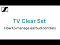 How to operate TV Clear Set touch controls | Sennheiser