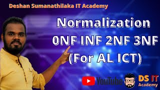 Normalization 0NF 1NF 2NF 3NF - Database - AL ICT ප්‍රමතකරනය in Sinhala [FOR AL ICT Students]