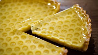 How to make Honeycomb Honey & Lemon Jelly Tart cake