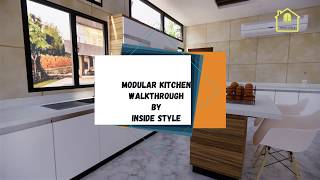 MODULAR KITCHEN 3D INTERIOR WALKTHROUGH