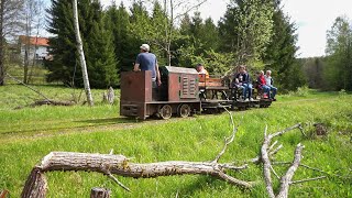 Feldbahn Riedlhütte im Mai 2024 (Diema DS14)