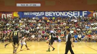 SUNIG 2015: Basketball Final (M) - NUS vs SIM