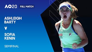 Ashleigh Barty v Sofia Kenin Full Match | Australian Open 2020 Semifinal