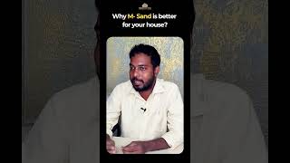 🥴M-Sand is good or not? #msand #construction #builder #chennaibuilders #riversand #concrete