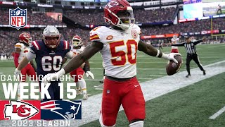Kansas City Chiefs vs. New England Patriots | 2023 Week 15 Game Highlights