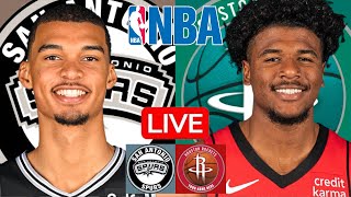 LIVE: SAN ANTONIO SPURS vs HOUSTON ROCKETS | NBA | PLAY BY PLAY | SCOREBOARD