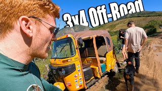 2 Strangers Tuk Tuk DANGEROUS Mountain Road to a Waterfall