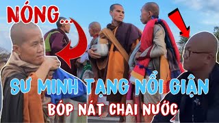 Nóng.. sư minh tạng nổi giận bóp nát chai nước khi thấy Thầy Minh Tuệ bị anh lân cùng đoàn văn báu