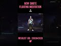 floating meditation emote in free fire 😍 freefireshorts freefire shorts viral