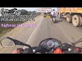 PULSAR NS 125 BS6 2024 HYPER RIDE ON HIGHWAY | MOTORIDE #motovlog #trending #bike #automobile