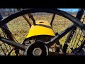 Winching  a tree with john deere 440 skidder