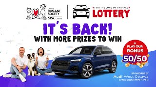 For The Love of Animals Lottery is BACK!