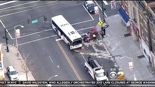 2 People In Critical Condition After Car Crashes Into NJ TRANSIT Bus