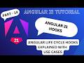 Angular life cycle hooks explained with examples | angular 21 tutorial for beginners
