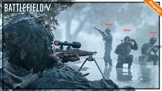 เยอรมันสไนเปอร์ โหมดสมจริง 200% ดาเมจ - Battlefield V Roleplay ไทย,รีวิว