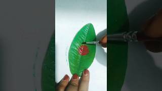 Bangladesh flag drawing step by step | Bangladesh flag Art | Draw our flag bengali | leaf painting