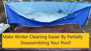 Partially Disassemble Your Pool For Easy Cleaning