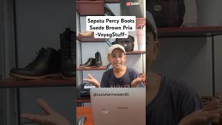 🥾 Sepatu Percy Boots Suede Brown Pria - Voyagstuff