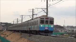 東急8500系8614F長津田車両工場入場回送(暴風注意)