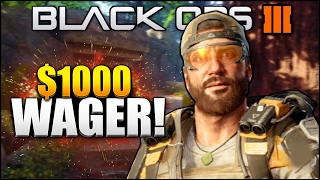 BO3 CRAZY $1000 1v1 WAGER! (Black ops 3 Sniping 1v1 Wager)