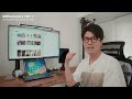 sub ipad and vintage furniture workspace of japanese youtuber yuta hiraoka room tour