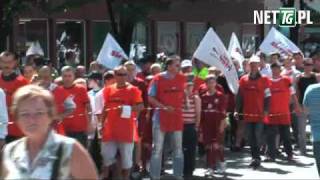 Demonstracja przed UM w Rudzie Śląskiej (08.07.2010)