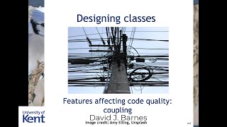 Chapter 8, video 2: code coupling.