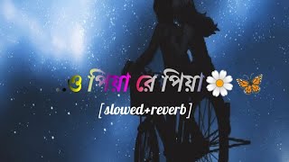 O Piya Re Piya (ও পিয়া রে পিয়া) [slowed+reverb] | Arijit & June  Bengali Song | Lofi Time Yr