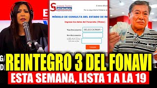 Reintegro 3 del Fonavi lista 1 a la 19  esta semana y podría beneficiar al mayor grupo hasta ahora