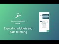 Exploring widgets and data fetching in react-chatbot-kit