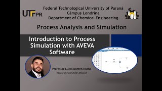 Class 34 - Introduction to Process Simulation with AVEVA Software
