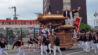 #東岸和田だんじり #試験曳き #作才町 ② 2023.10.1 (Higashi-Kishiwada Danjiri Festival)-東岸和田駅前