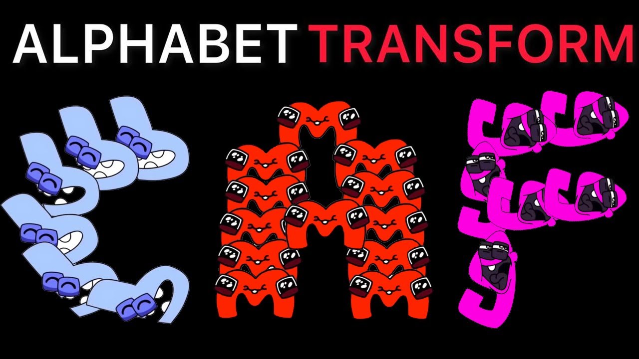 Alpahbet Lore Snakes Transform Letters (A-Z..) Alphabet Animation - YouTube