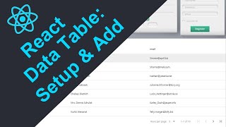React DataTable Tutorial: Installation and Basic Setup
