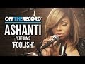 Ashanti Performs