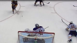 Lehner flashes leather, absolutely robs Hagelin