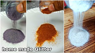 Edible Gold, White, Silver glitter |||  How To  Make Edible Gold,  White, Silver