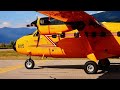 rare visitor rcaf twin otter landing cockpit tour u0026 airside shots and close up takeoff