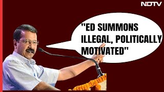"Nothing To Hide": Arvind Kejriwal Calls Probe Agency Summons "Illegal"