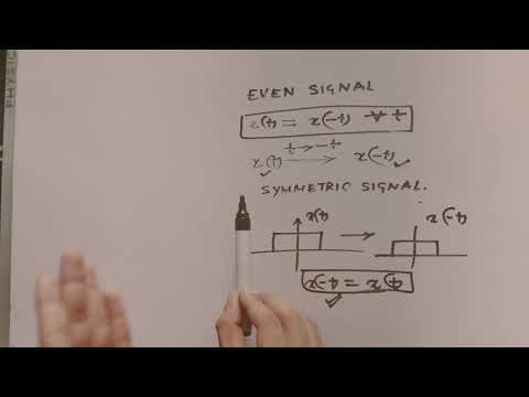 Even And Odd Signals - YouTube