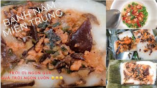Cách làm bánh nậm miền Trung