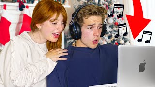 I SURPRISE My Husband With His Own CHRISTMAS Song! *Emotional REACTION*
