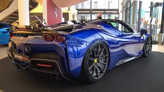 New 2021 Ferrari SF90 Spider w/ 1000HP in Switzerland - LOUD COLD START!!!